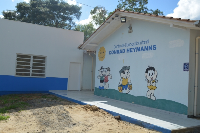 Foto: Divulgação O CEI Conrad Heymanns é um dos contemplados com obras das ordens de serviço que foram assinadas