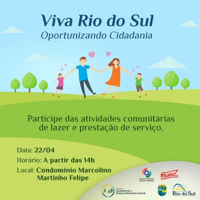 Domingo tem atividade social em condomínio na Barra do Trombudo