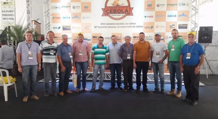 Comitiva de Aurora participou de Seminário Nacional da Cebola