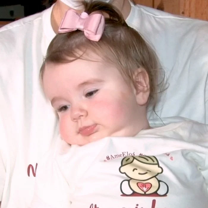 Conheça a história da Eloá de Ibirama, bebê de apenas sete meses que foi diagnosticada com AME
