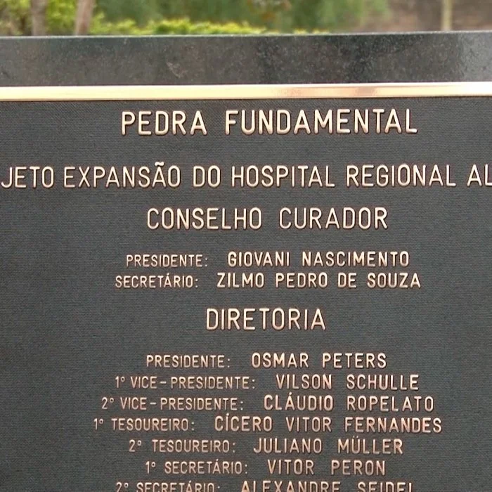 Lançada Pedra Fundamental, da nova torre do Hospital Regional.