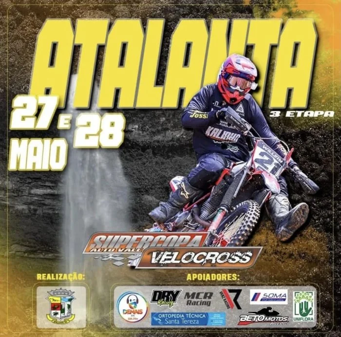 Atalanta recebe Etapa do Estadual de Velocross neste final de semana