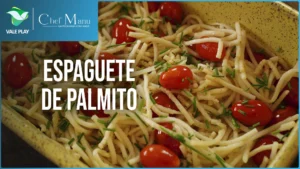 espaguete de palmito